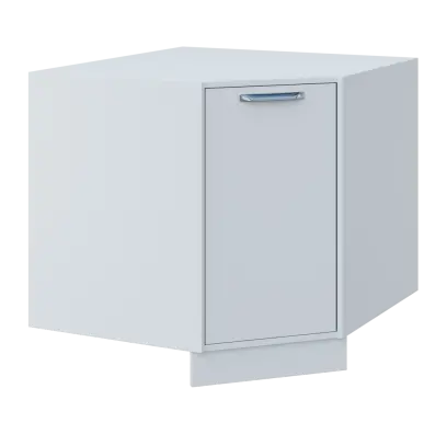 QSR - 9 spodní skříňka rohová, levá, 900x900x900, bílá